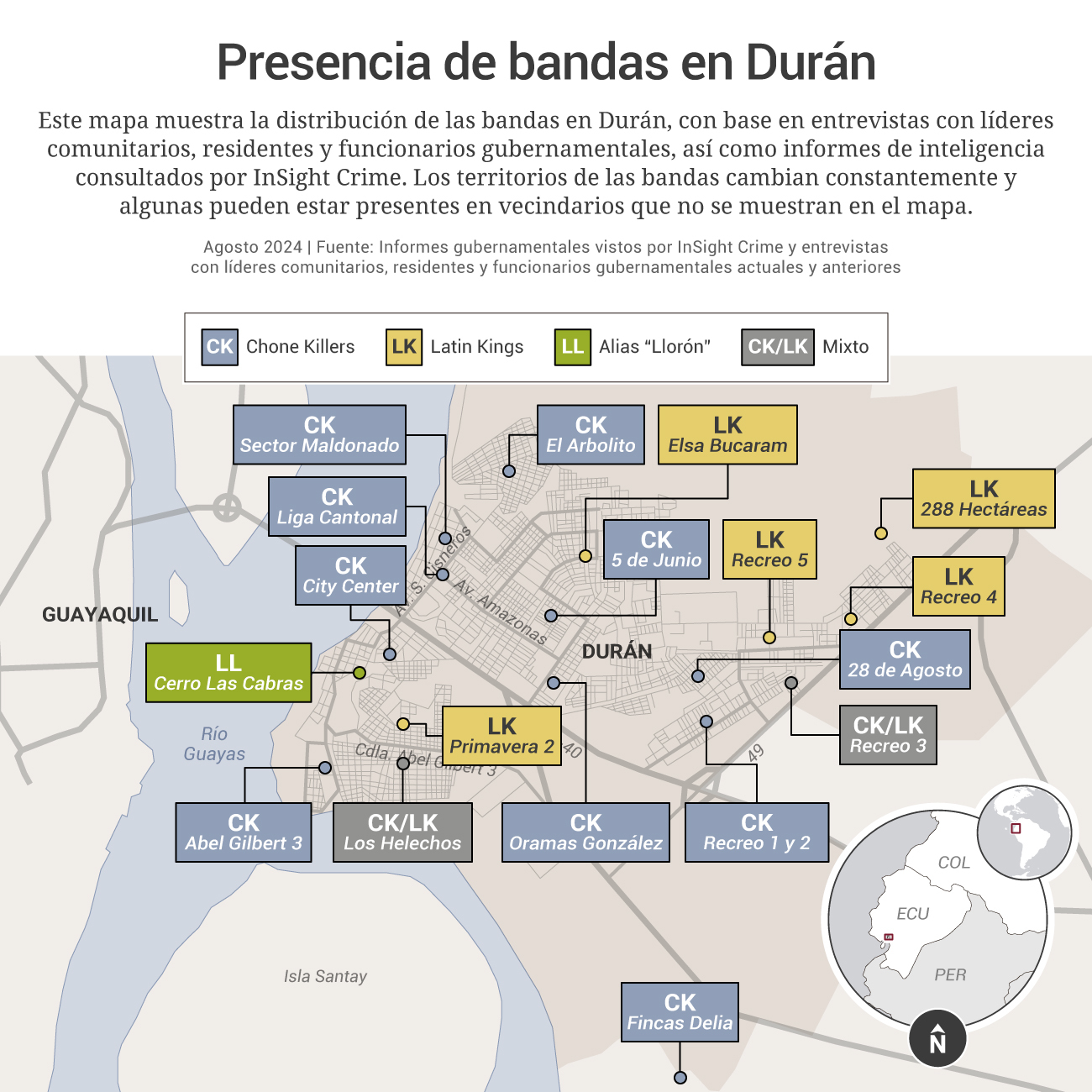 Durán, una ventana a la explosión del crimen organizado en Ecuador ...